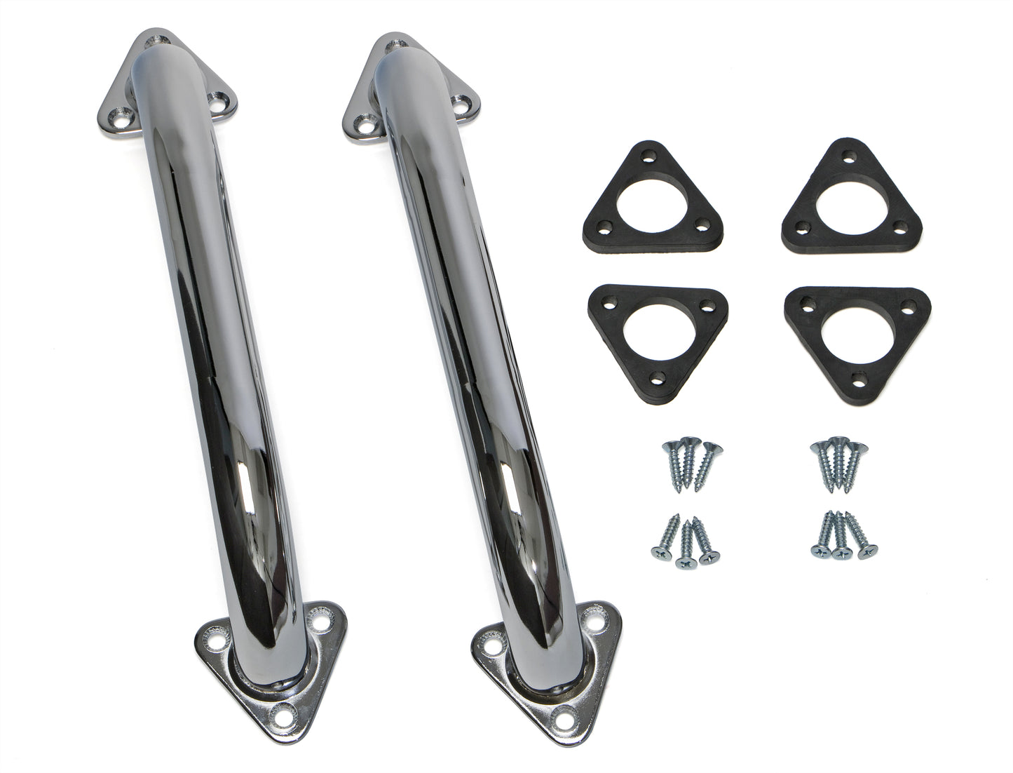 Trans-Dapt Performance 12 In. Cab Handles For Full And Mid-Size Trucks (Pr.)- Chrome 9700