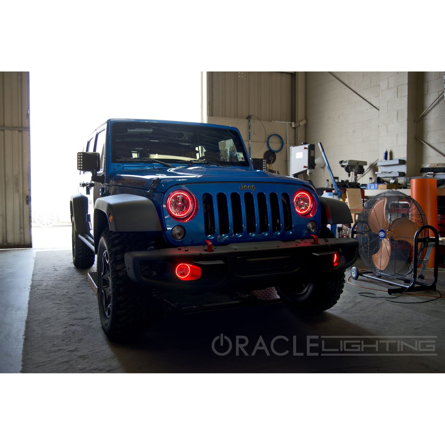 Oracle Lighting 3943-003 - Jeep Wrangler JK 2007-2017 ORACLE LED Waterproof Halo Kit
