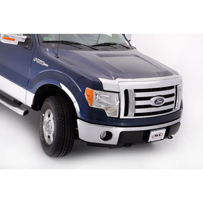 Auto Ventshade 622001 Aeroskin Flush Mount Chrome Hood Protector For 2009-2014 Ford F-150