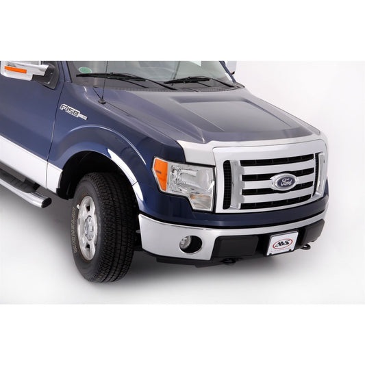Auto Ventshade 622001 Aeroskin Flush Mount Chrome Hood Protector For 2009-2014 Ford F-150