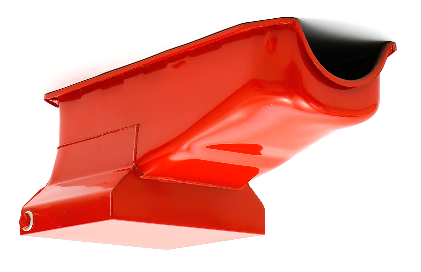Trans-Dapt Performance 1955-79 Chevy 283-400 Street And Strip Oil Pan (7 Qts.); 8-1/4 In. Deep- Orange 9726