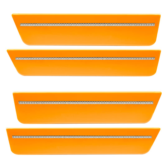 Oracle Lighting 9819-019 - 2008-2014 Dodge Challenger Concept Sidemarker Set - Clear - Header Orange (PL4)