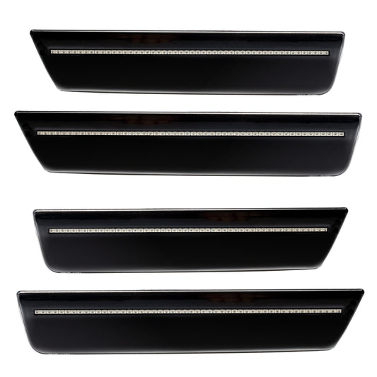 Oracle Lighting 9818-019 - 2008-2014 Dodge Challenger Concept Sidemarker Set - Clear - Pitch Black (PX8)