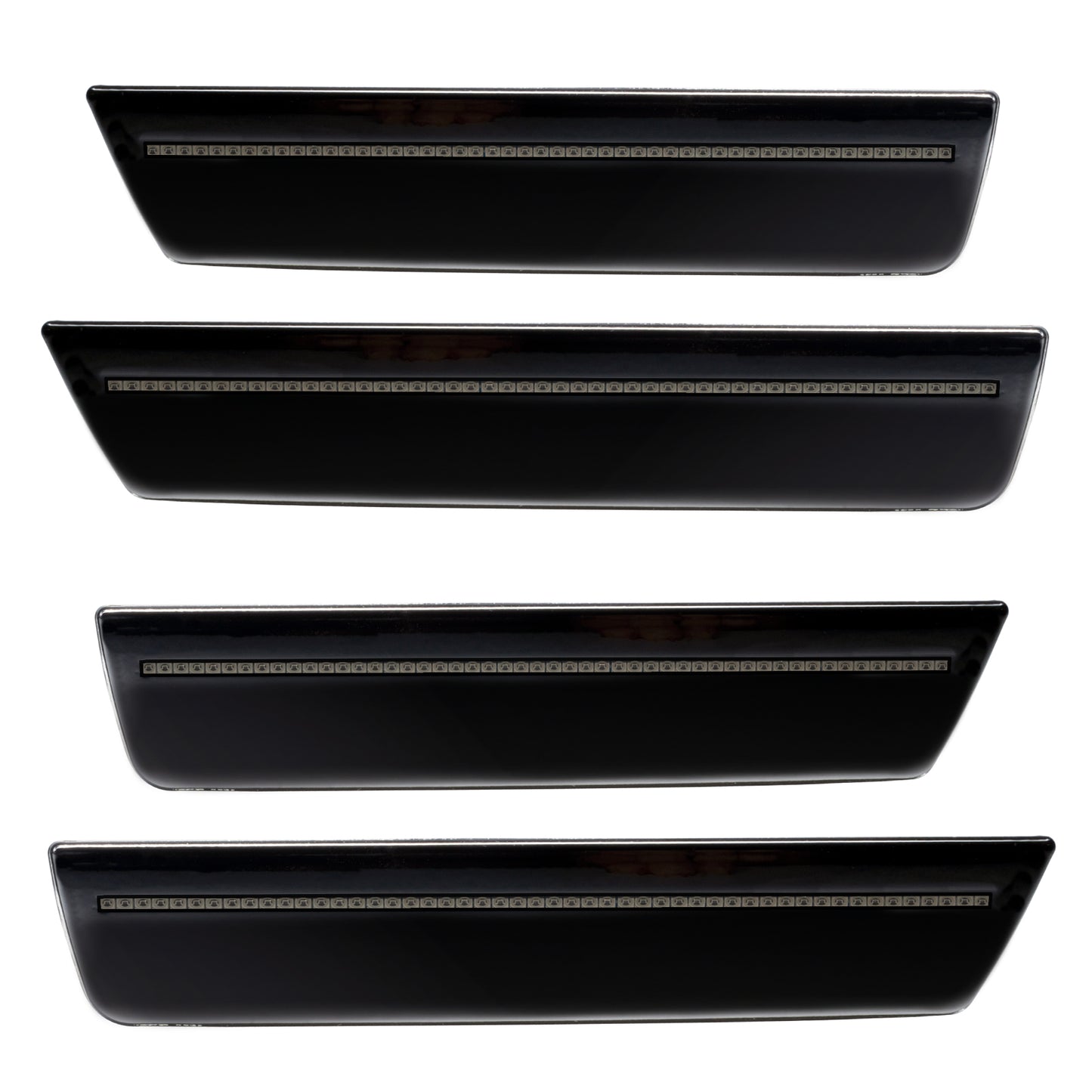 Oracle Lighting 9818-020 - 2008-2014 Dodge Challenger Concept Sidemarker Set - Tinted - Pitch Black (PX8)