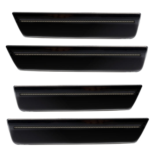 Oracle Lighting 9818-020 - 2008-2014 Dodge Challenger Concept Sidemarker Set - Tinted - Pitch Black (PX8)