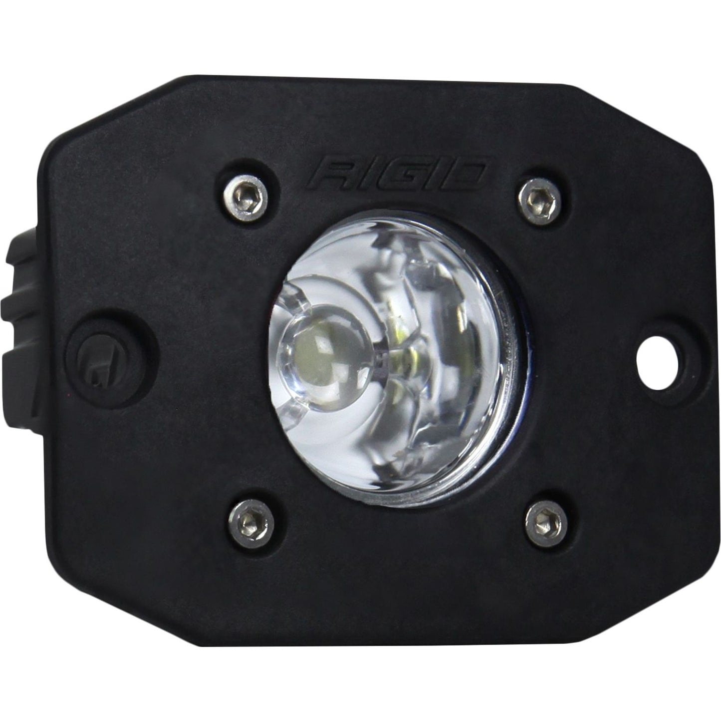 RIGID Industries Ignite LED Light Flood Beam Pattern Flush Mount Black Housing Single 20621