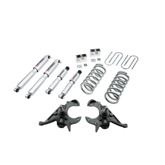 BELLTECH 780SP LOWERING KITS Front And Rear Complete Kit W/ Street Performance Shocks 1996-2003 Isuzu Hombre 4 cyl. (2WD) 3 in. F/3 in. R drop W/ Street Performance Shocks