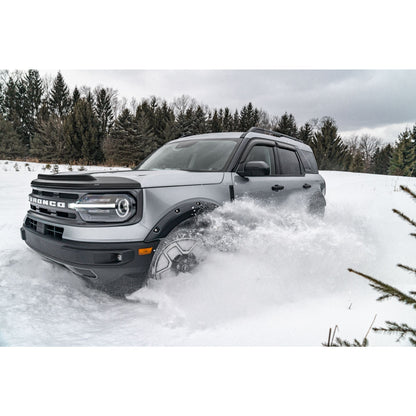 Auto Ventshade 436188 Aeroskin II Textured Black Flush Mount Hood Protector For 2021-2022 Ford Bronco Sport