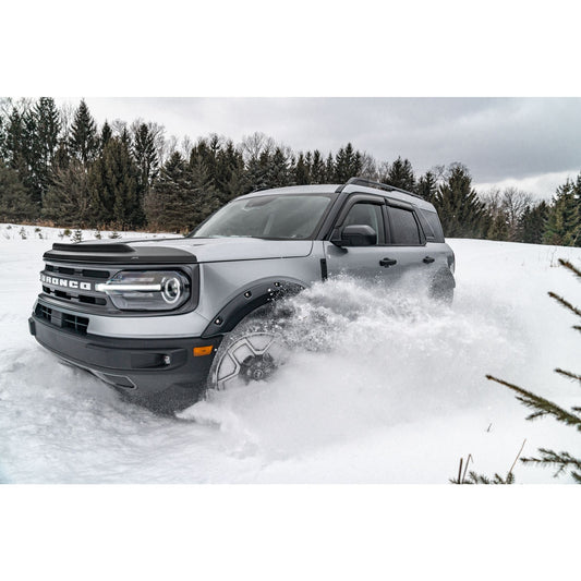 Auto Ventshade 436188 Aeroskin II Textured Black Flush Mount Hood Protector For 2021-2022 Ford Bronco Sport