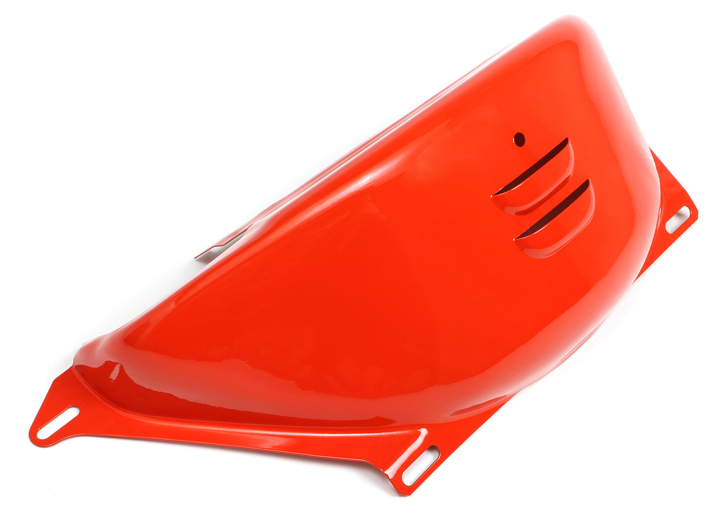 Trans-Dapt Performance Chevy Orange Powder-Coated Steel Flywheel Cover; Gm Th350 & Th400 9892