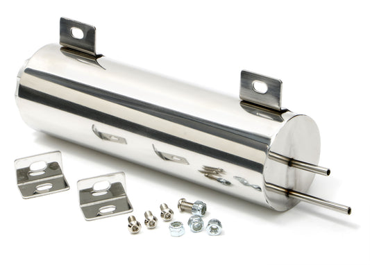 Trans-Dapt Performance 3 In. X 10 In. Radiator Overflow Tank; 36 Oz.- Aluminum 9911