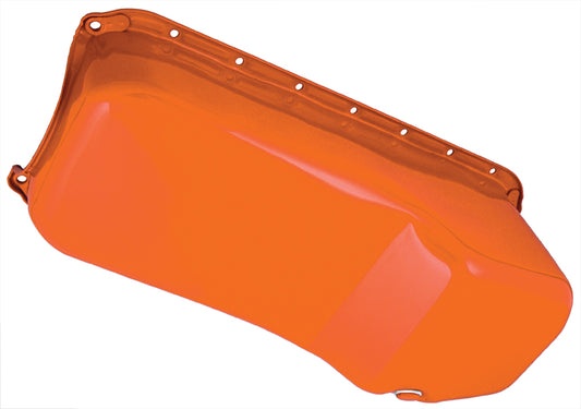 Trans-Dapt Performance 1955-79 Sb Chevy 283-400 Oem Style Oil Pan- Chevy Orange (4 Qts.) 9920