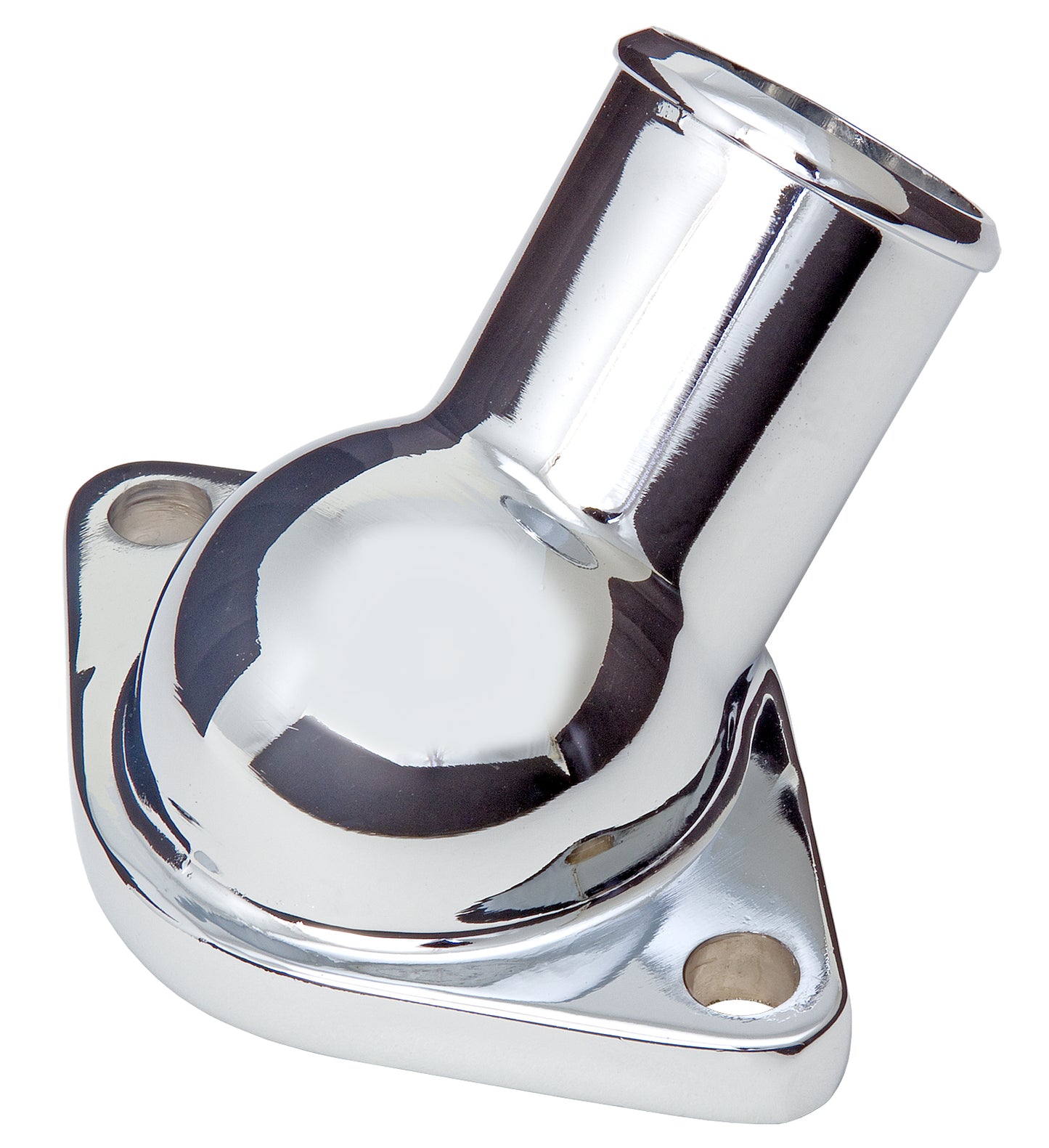 Trans-Dapt Performance Water Neck; Sb And Bb Chevy- Early Model; (O-Ring Seal); - Chevy Orange Powder Coated 9928