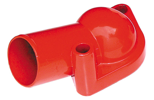 Trans-Dapt Performance Water Neck; Sb And Bb Chevy- Late Model; (O-Ring Seal); - Chevy Orange Powder Coated 9929