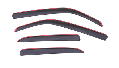 Auto Ventshade 994002 Low Profile Dark Smoke Ventvisor Side Window Deflector 4-Piece Set For 2005-2010 Chrysler 300 2005-2008 Dodge Magnum In-Channel Mount
