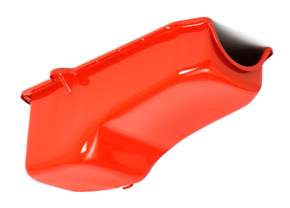 Trans-Dapt Performance 1980-85 Sb Chevy 305-350 Oem Style Oil Pan- Chevy Orange (4 Qts.) 9946