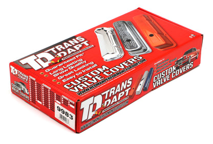 Trans-Dapt Performance Chevy 5.0-5.7L (Trucks Only) Orange Powder Coated Valve Cover Caps 9983