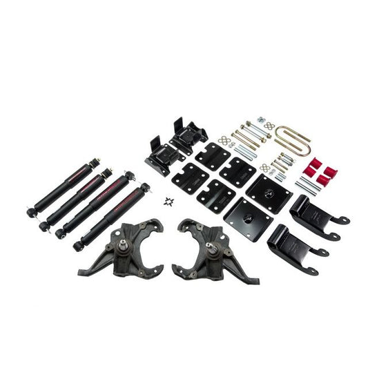 BELLTECH 771ND LOWERING KITS Front And Rear Complete Kit W/ Nitro Drop 2 Shocks 1985-1995 Chevrolet Astro/Safari (2WD w/ Factory Composite Leaf) 2 in. F/2.5 in. R drop W/ Nitro Drop II Shocks