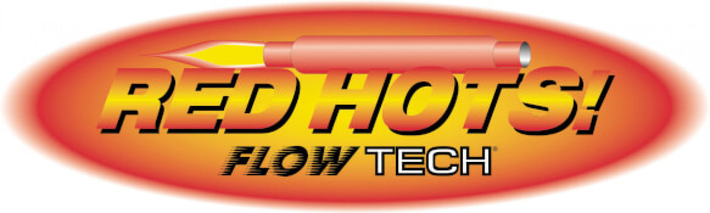 Flowtech Muffler, 2.25" Red Hot Glasspack Exhaust Muffler 50251FLT