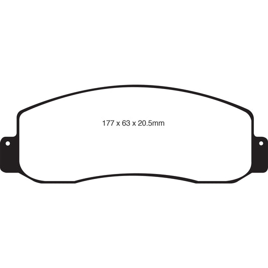 EBC ED91777 Truck/SUV Extra Duty Brake Pads