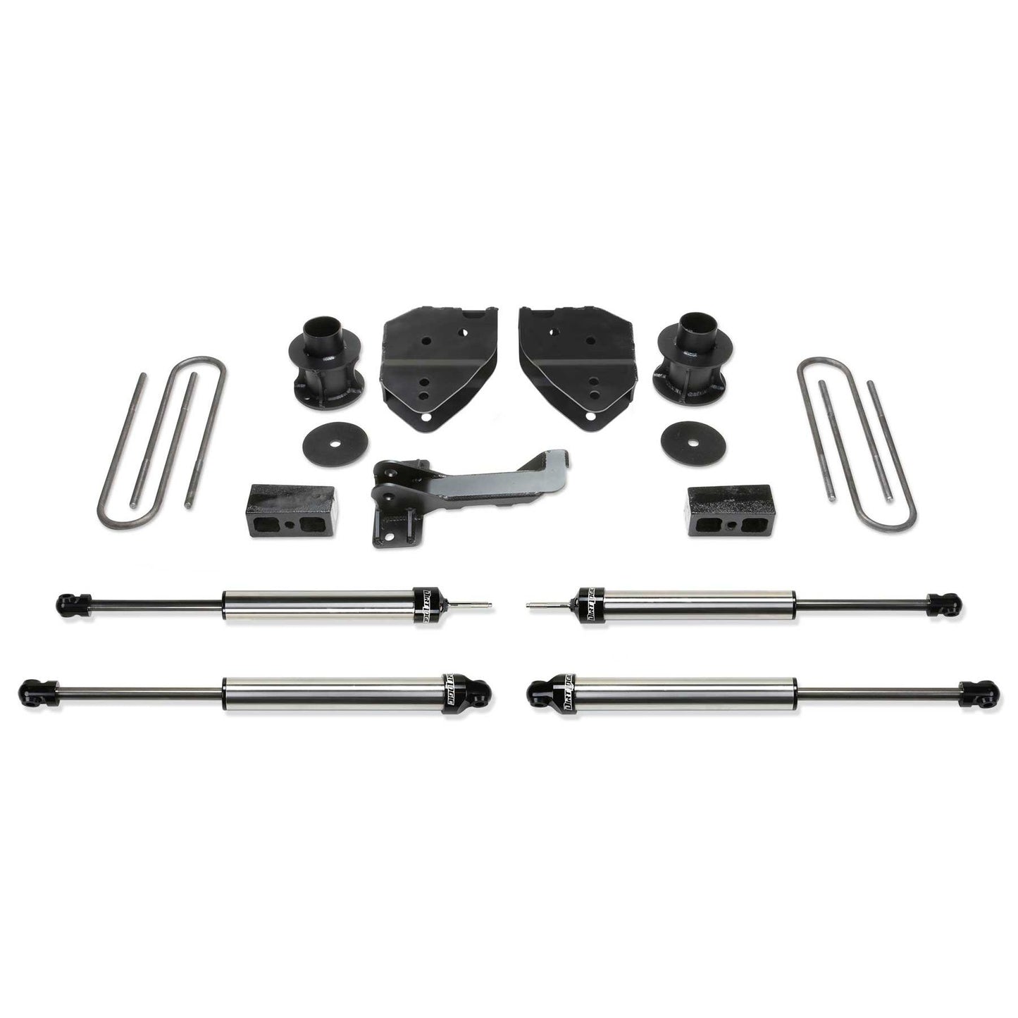 Fabtech 4" BUDGET SYS W/DLSS SHKS 17-21 FORD F250/F350 4WD K2213DL