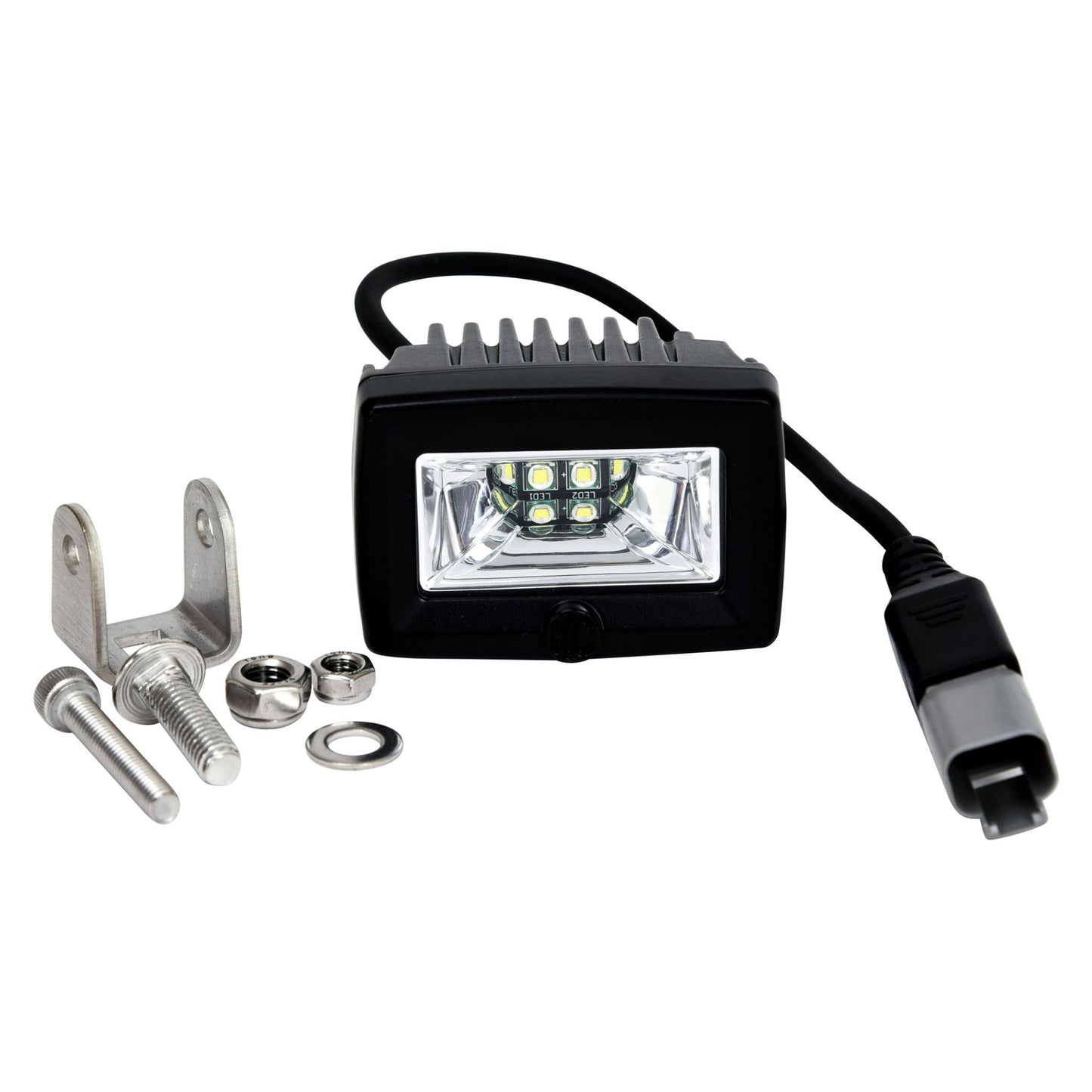KC HiLiTES 2 in C-Series C2 LED - Single Light - 20W Flood Beam 1328