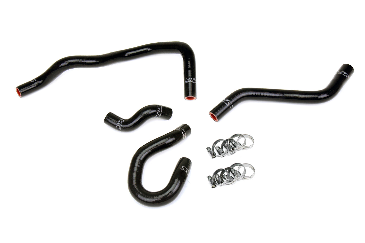 HPS Performance 3-ply Reinforced Silicone Replaces Rubber Heater Coolant And Water Bypass Hoses 57-1774-BLK
