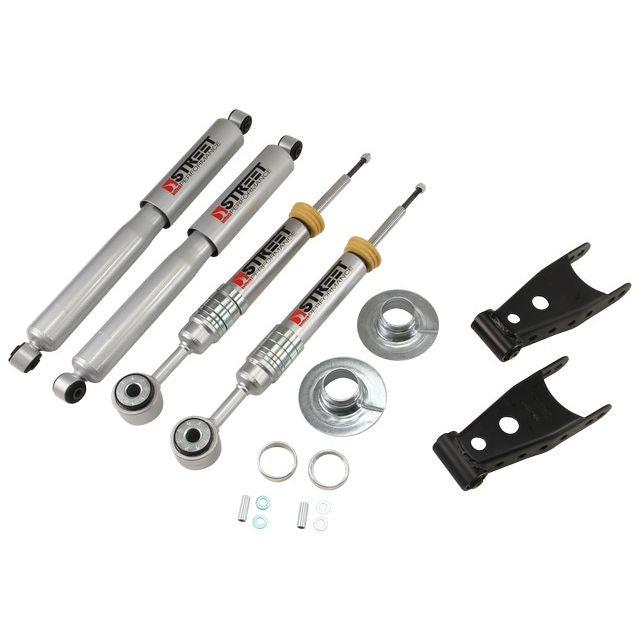 BELLTECH 977SP LOWERING KITS Front And Rear Complete Kit W/ Street Performance Shocks 2009-2013 Ford F150 (All Cabs) 4wd +2 in. to -2 in. F/2 in. R drop W/ Street Performance Shocks