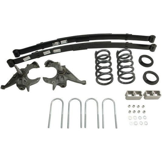 BELLTECH 622 LOWERING KITS Front And Rear Complete Kit W/O Shocks 1994-2004 Chevrolet S10/S15 Pickup 6 cyl. (Ext Cab) 4 in. or 5 in. F/5 in. R drop W/O Shocks