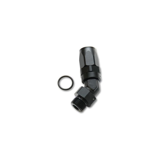 Vibrant Performance - 24410 - Male Hose End Fitting 45 Degree; Size: -12AN; Thread: (10) 7/8 in.-14