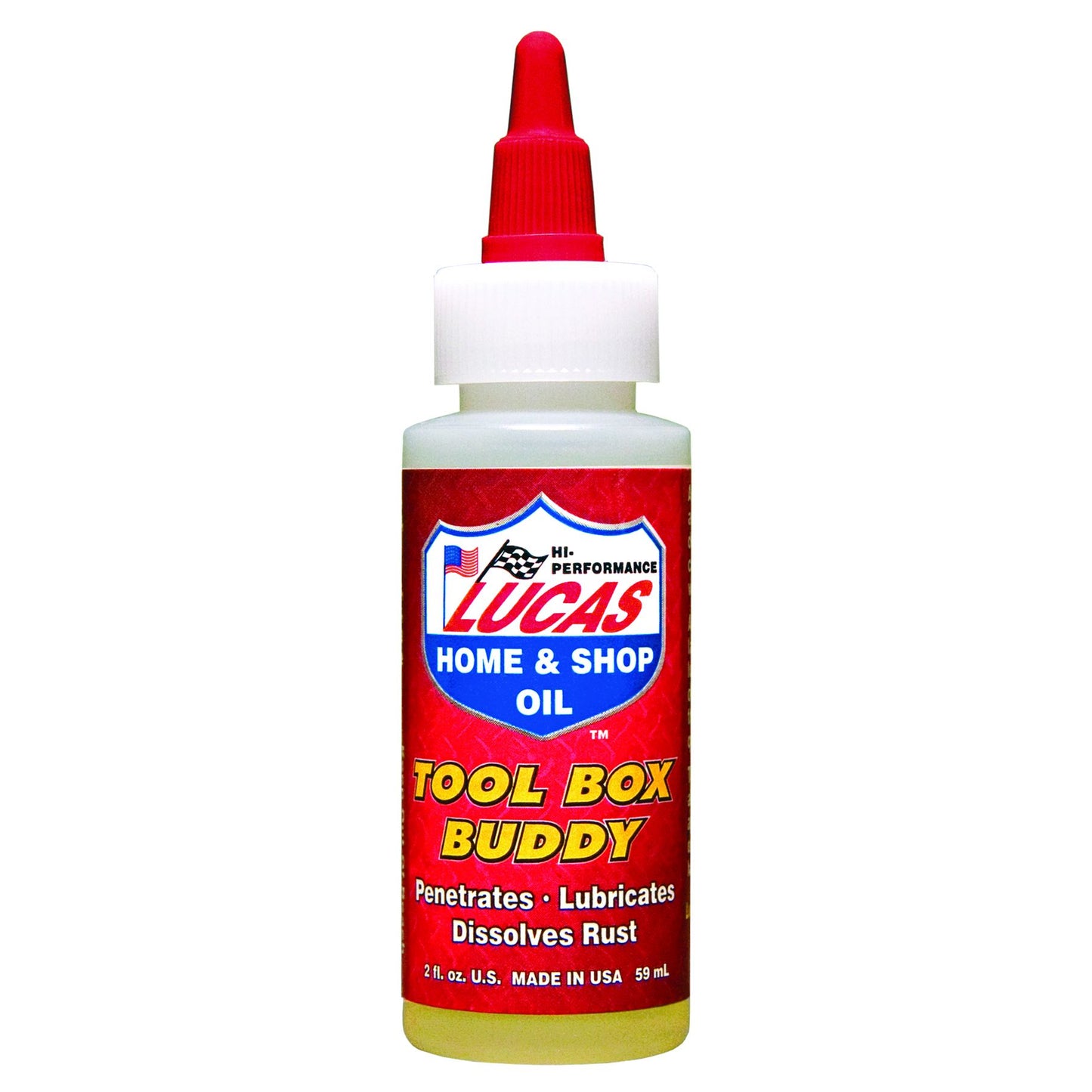 Lucas Oil Products Tool Box Buddy counter display w/bottles 10070