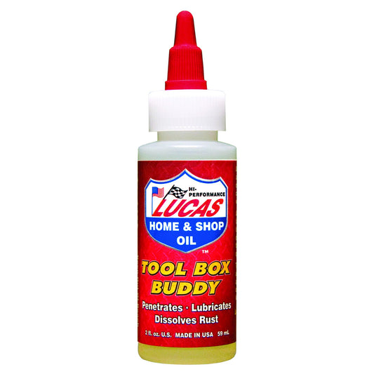 Lucas Oil Products Tool Box Buddy counter display w/bottles 10070