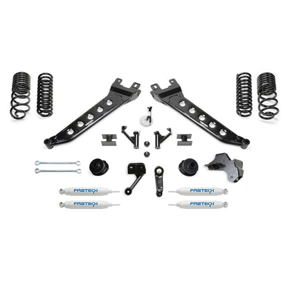 Fabtech 5" RADIUS ARM KIT W/PERF SHKS 2019-21 RAM 2500 4WD K3180