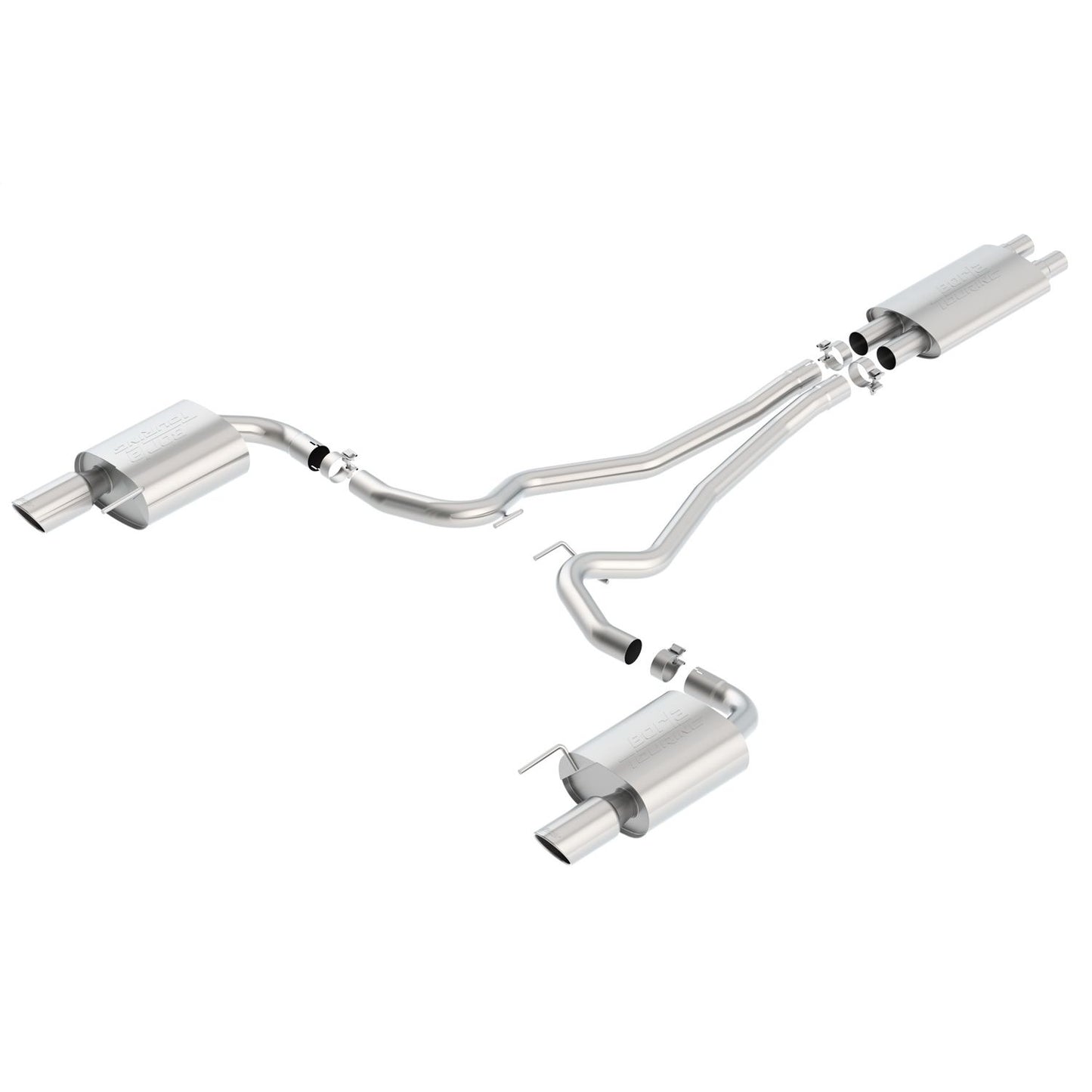 Borla 2015-2017 Ford Mustang GT Cat-Back Exhaust System Touring 140589
