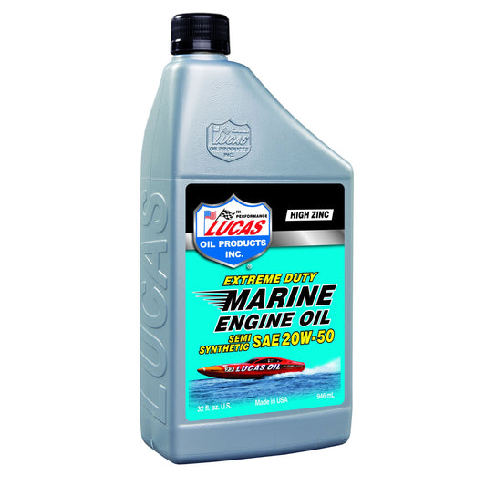 Lucas Oil Products Marine Semi-Synthetic SAE 20W-50 Engine Oil 10654