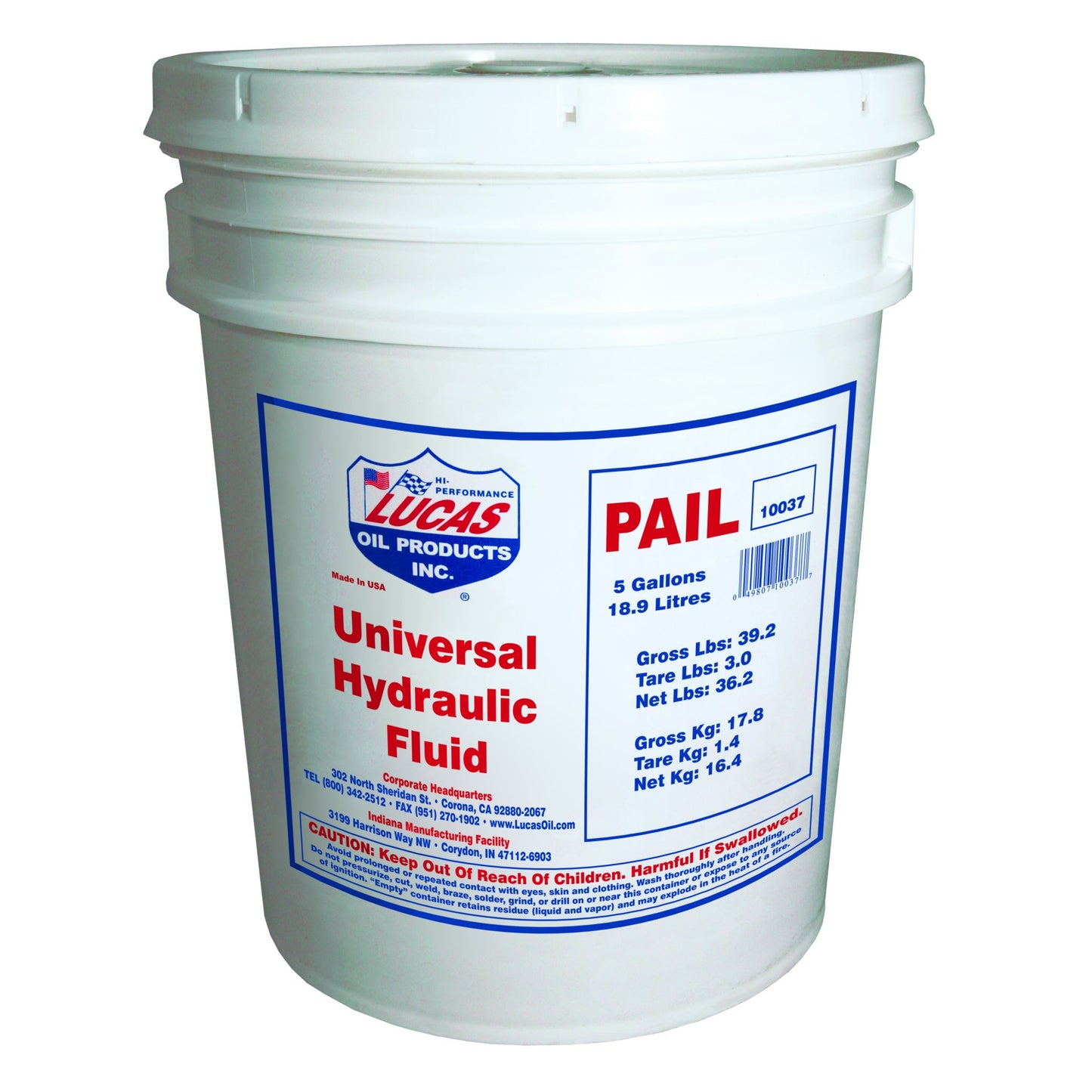 Lucas Oil Products Universal Hydraulic Fluid 10037