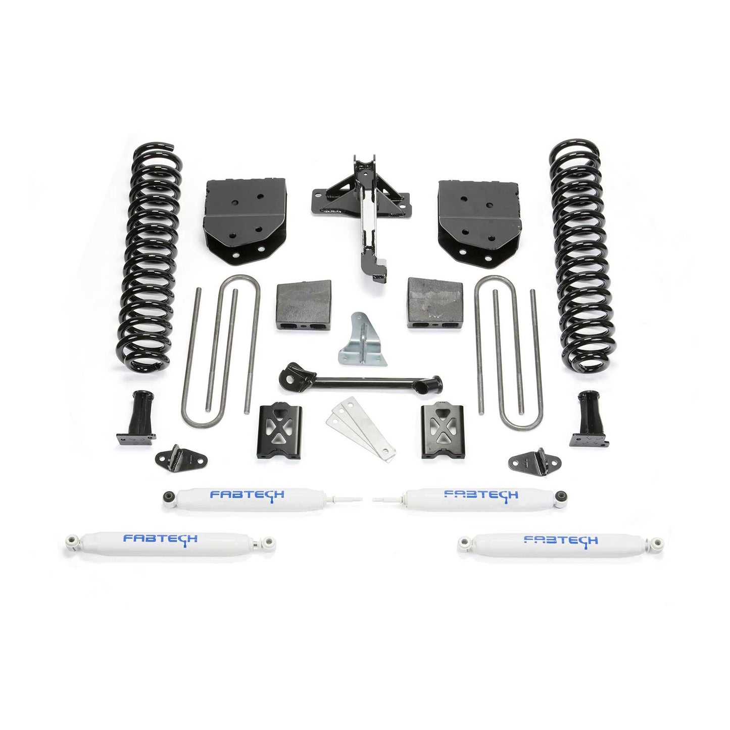 Fabtech 6" BASIC SYS W/PERF SHKS 05-07 FORD F250 4WD W/FACTORY OVERLOAD K20101