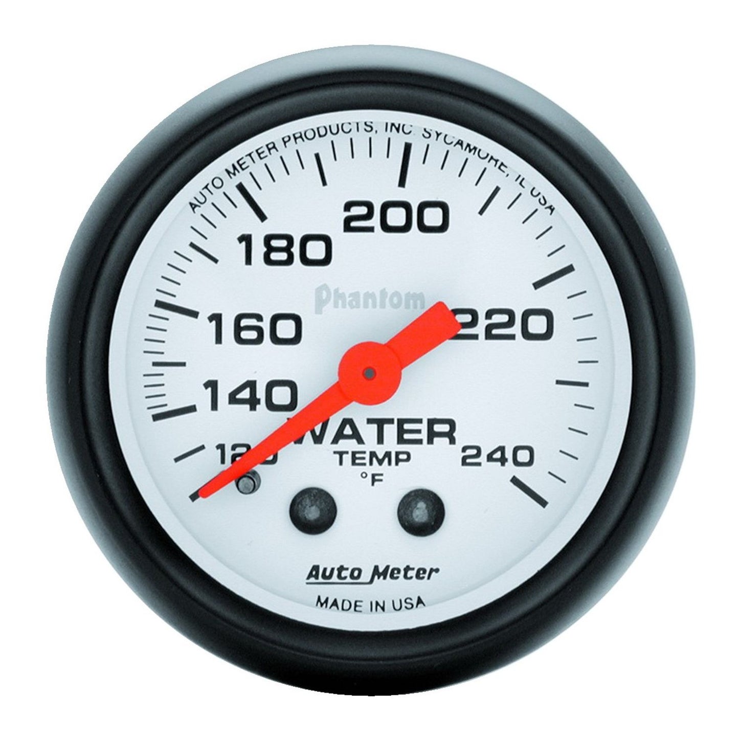 AutoMeter 2-1/16 in. WATER TEMPERATURE 120-240 Fahrenheit PHANTOM 5732