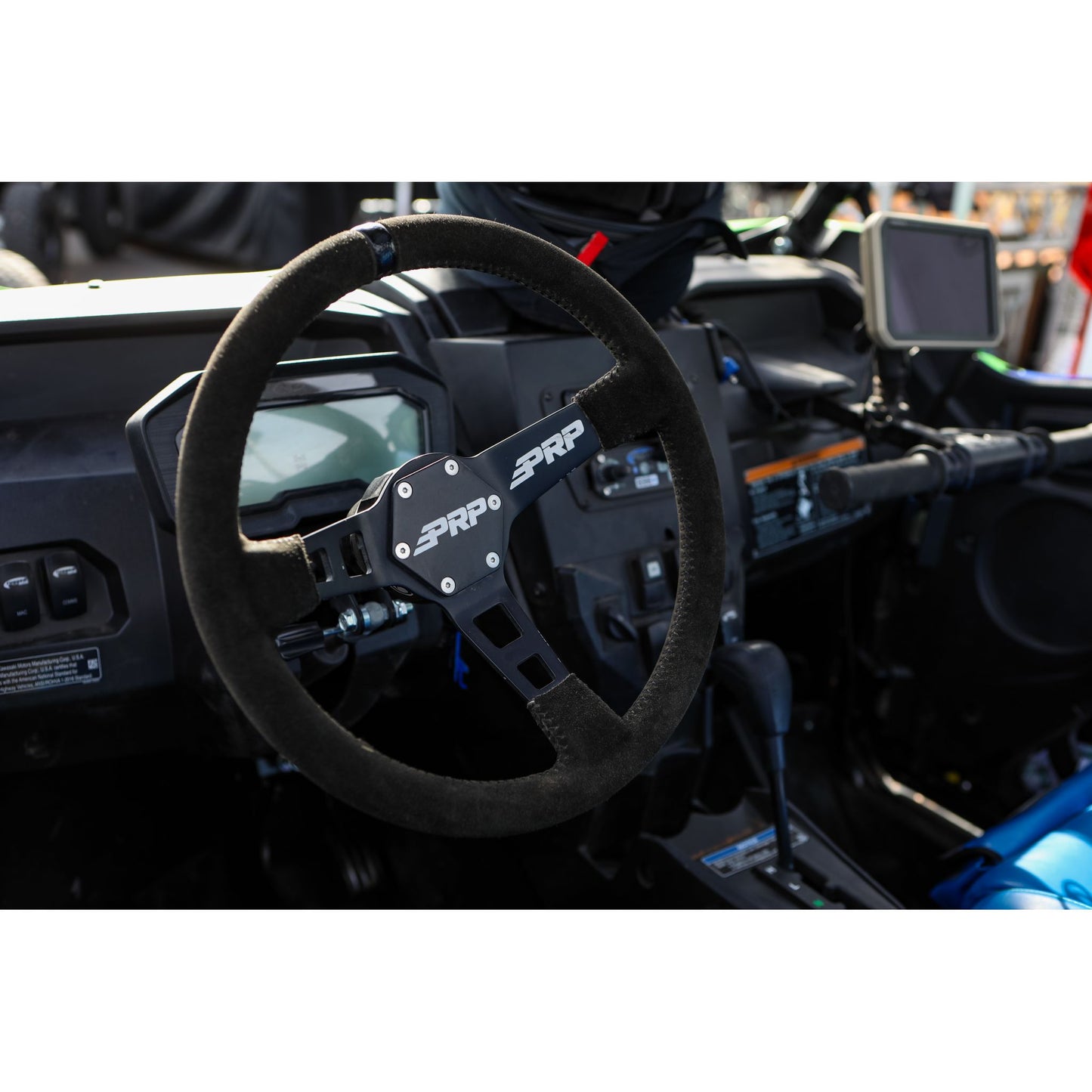 PRP-G120-Deep Dish Suede Steering Wheel