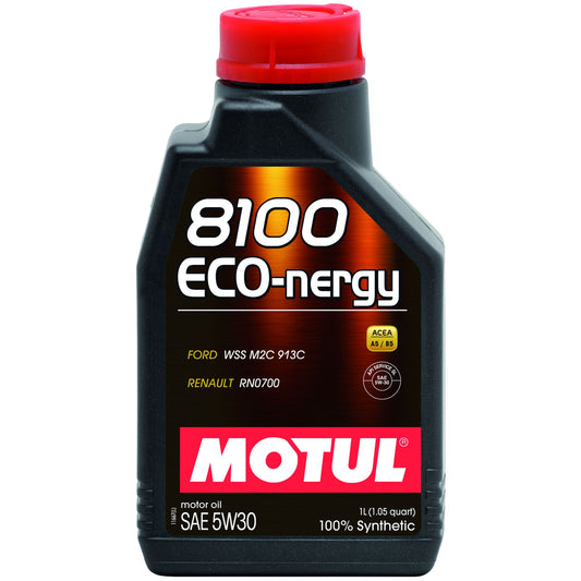 Motul 8100 ECO-NERGY 5W30 - 1L - Synthetic Engine Oil 102782