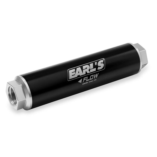 Earls Performance HP Billet Aluminum In-Line Fuel Filter 230631ERL