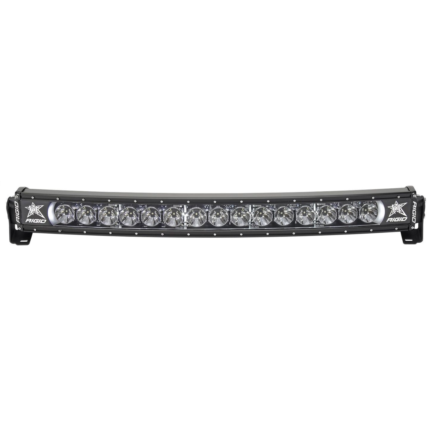 RIGID Industries Radiance Plus Curved Bar Broad-Spot Optic 30 Inch With White Backlight 33000