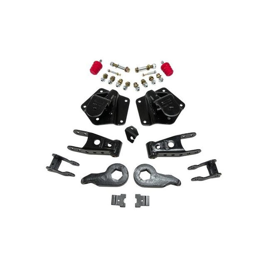 BELLTECH 764 LOWERING KITS Front And Rear Complete Kit W/O Shocks 1995-1999 Chevrolet Tahoe/Yukon (4DR) 92-94 Chevrolet Blazer (4DR) 1 in. or 3 in. F/4 in. R drop W/O Shocks