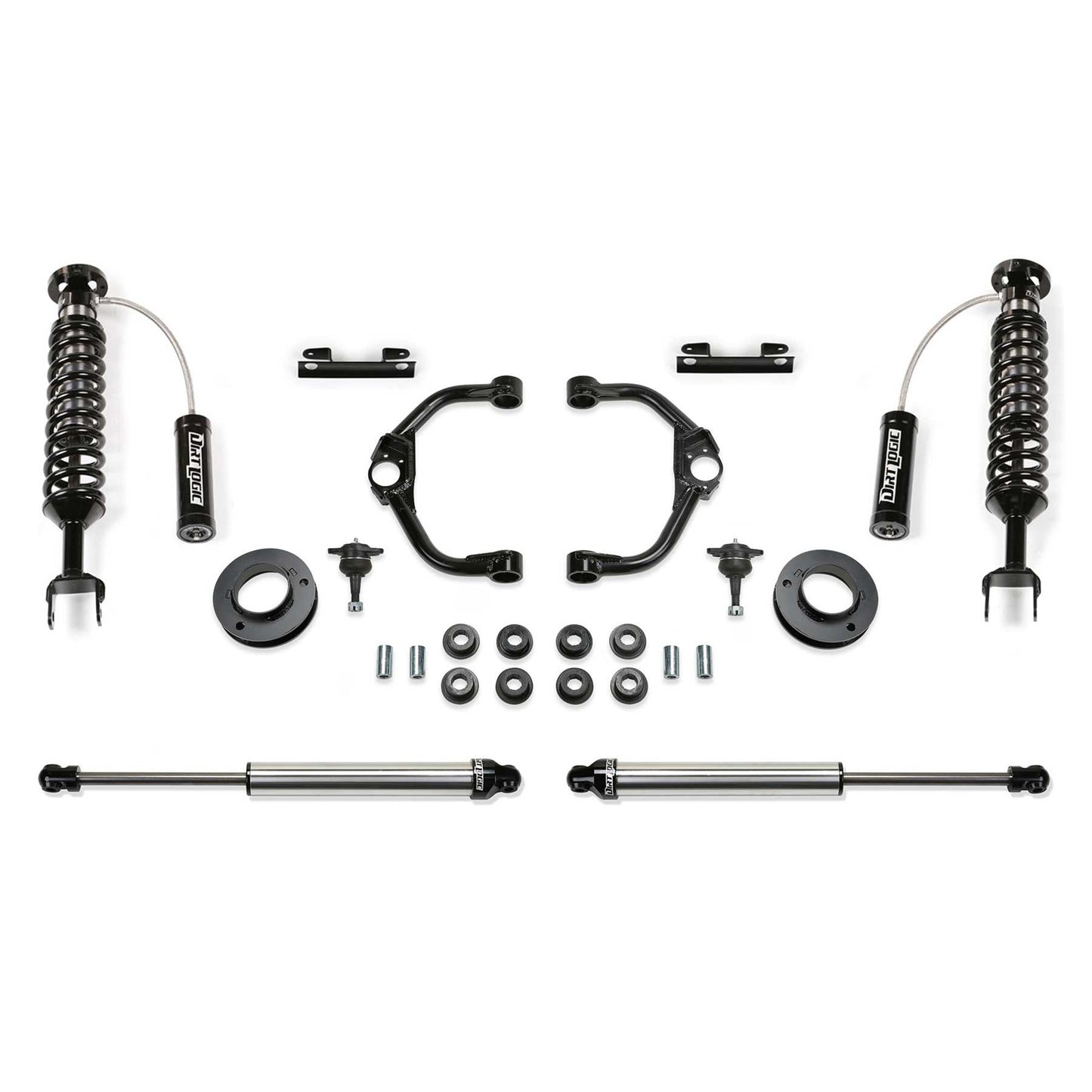 Fabtech 3" BJ UCA SYS W/ DL 2.5 RESI & 2.25 19-21 RAM 1500 2WD/4WD K3170DL
