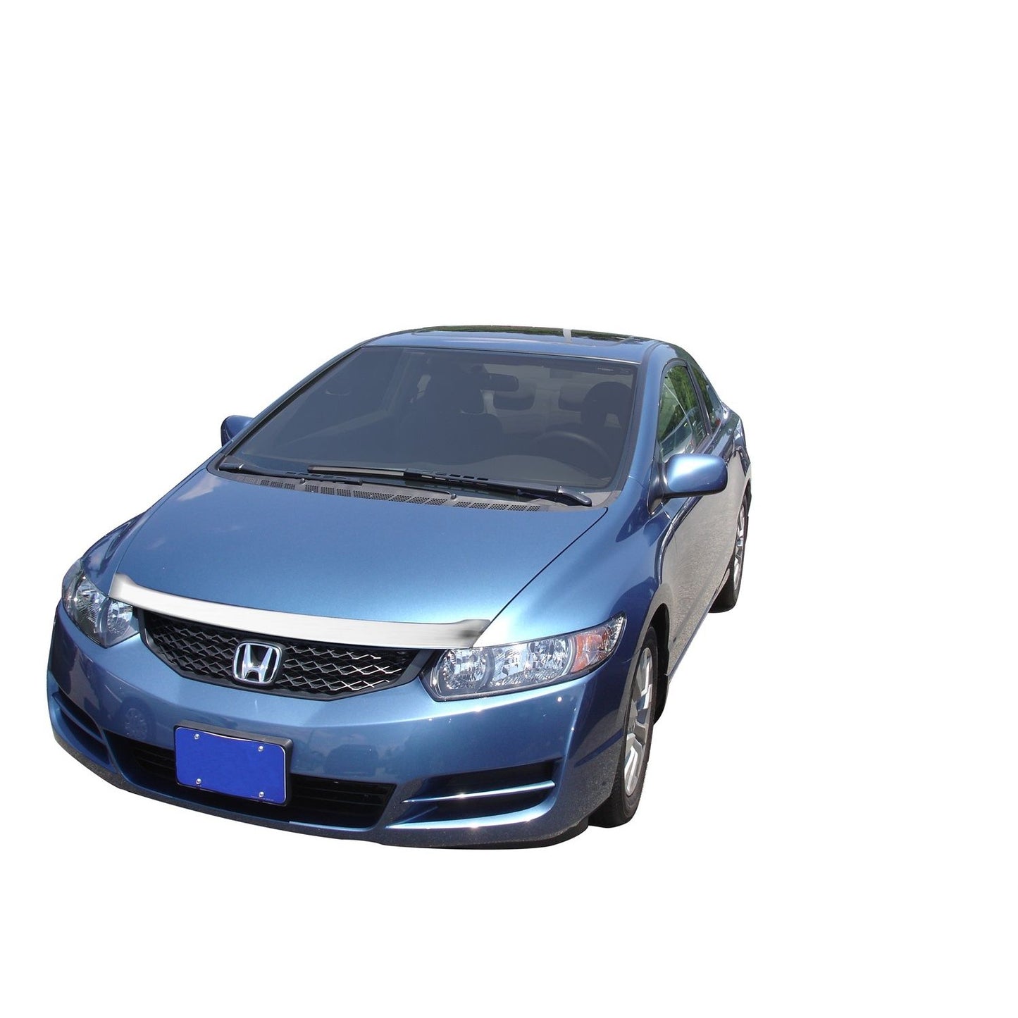 Auto Ventshade 620018 Aeroskin Flush Mount Chrome Hood Protector For 2006-2010 Honda Civic