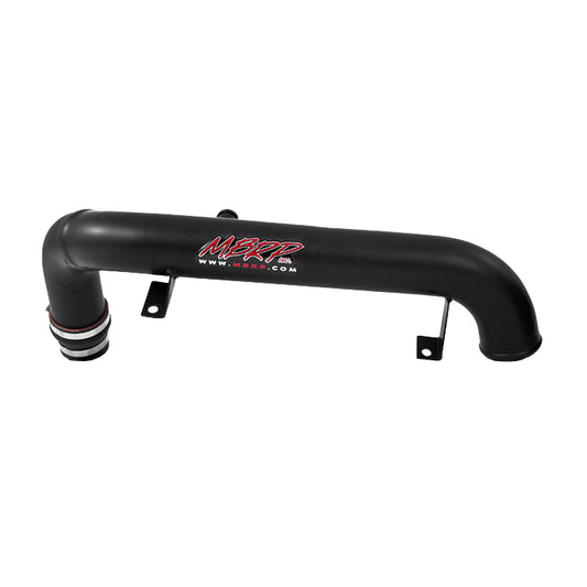 MBRP Exhaust 3in. Air Intake Pipe; Black - without filter A24202BLK