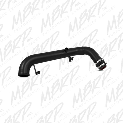 MBRP Exhaust 3in. Air Intake Pipe; Black - without filter A24202BLK