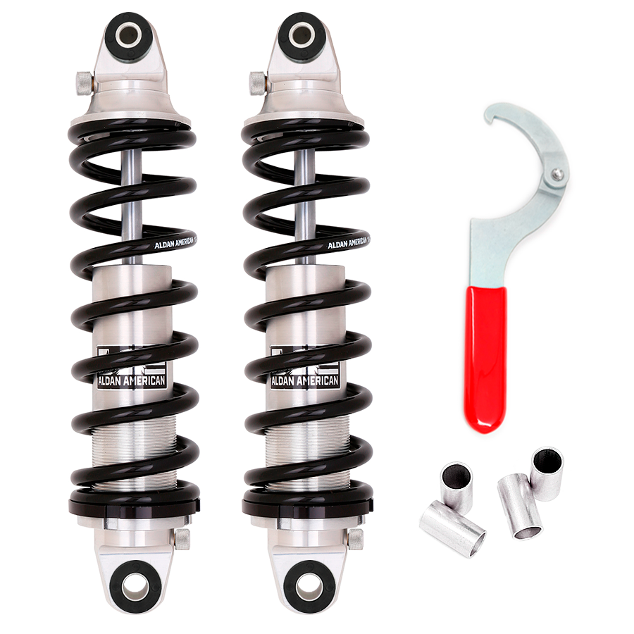 Aldan American Coil-Over Kit Striker Double Adj. 14.00 in. Extended Spring 300 lbs./in. BK A754300B