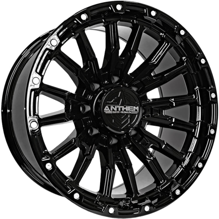 Talon Off Road Wheels Gloss Black 20x10 8x6.5 8 Lug -24 Offset Anthem Off Road
