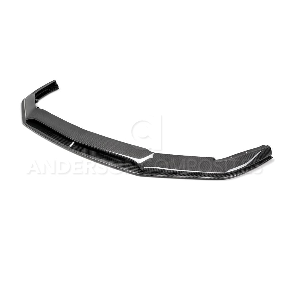 Anderson Composites AC-FL18FDMU-AR Type-AR carbon fiber front chin splitter for 2018-2020 Ford Mustang